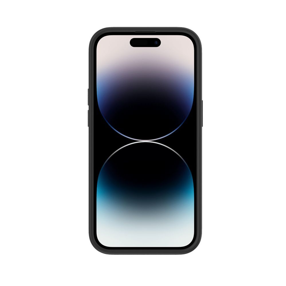 Back panel cover Evelatus Apple iPhone 15 Pro Plactic Leather Magsafe Back Cover Black