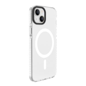 Nugarėlės dėklai Evelatus Apple iPhone 15 Plus Clear Case PC+TPU With MagSafe Transparent
