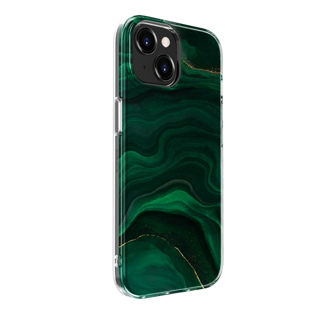 Aizmugurējais vāciņš Evelatus Apple iPhone 15 Plus PC Customized Print Design Marble Green