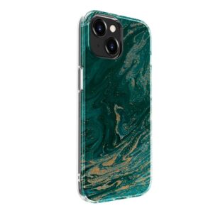 Aizmugurējais vāciņš Evelatus Apple iPhone 15 Plus PC Customized Print Design Marble Turquoise