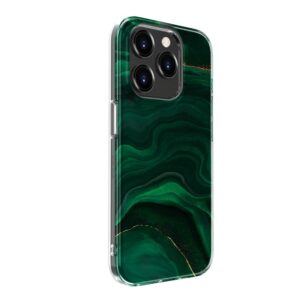 Aizmugurējais vāciņš Evelatus Apple iPhone 15 Pro PC Customized Print Design Marble Green