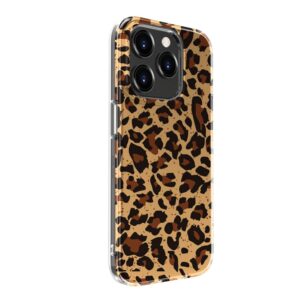 Aizmugurējais vāciņš Evelatus Apple iPhone 15 Pro PC Customized Print Design Leopard 