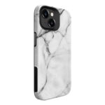 Tagakaaned Evelatus Apple iPhone 15 Armor case TPU+PC Customized Print Design Marble White