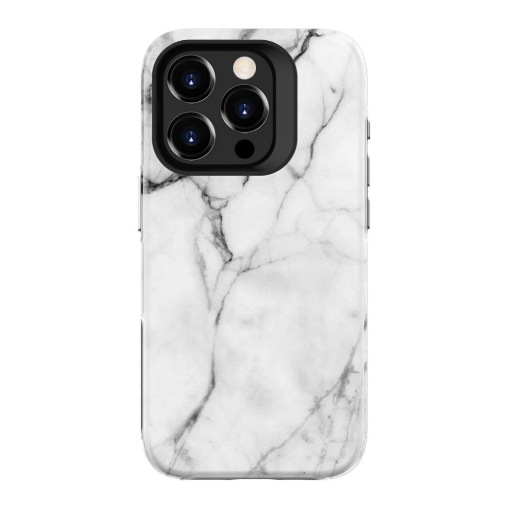 Back panel cover Evelatus Apple iPhone 15 Pro Armor case TPU+PC Customized Print Design Marble White