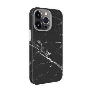 Back panel cover Evelatus Apple iPhone 15 Pro Premium Silicone case Customized Print Black