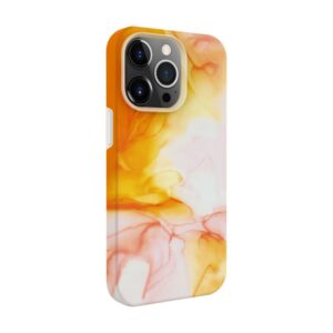 Aizmugurējais vāciņš Evelatus Apple iPhone 15 Pro Max Premium Silicone case Customized Print Orange