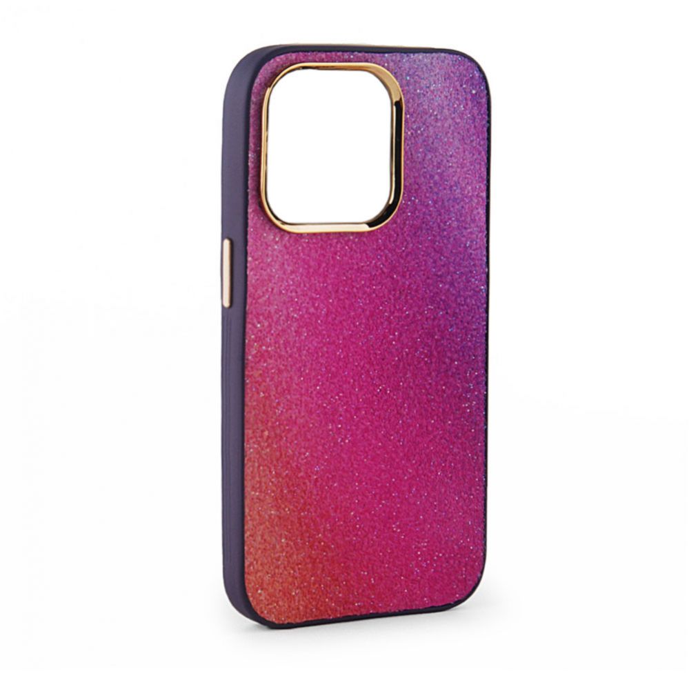 Back panel cover iLike Apple iPhone 15 Print Desire Customized Diamonds Case Purple