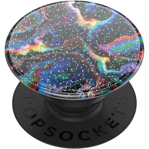 Universāls turētājs (Popsocket) Popsockets Glitter Rainbow Void