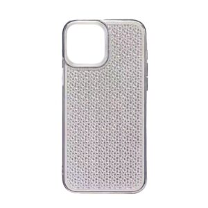 Nugarėlės dėklai iLike Apple iPhone 14 Silicone case Shine Transparent Black