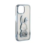Чехол на заднюю панель iLike Apple iPhone 15 Pro Silicone Case Print Desire Rabbit Blue
