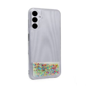 Back panel cover iLike Samsung Galaxy A14 5G Silicone Case Water Glitter Rainbow