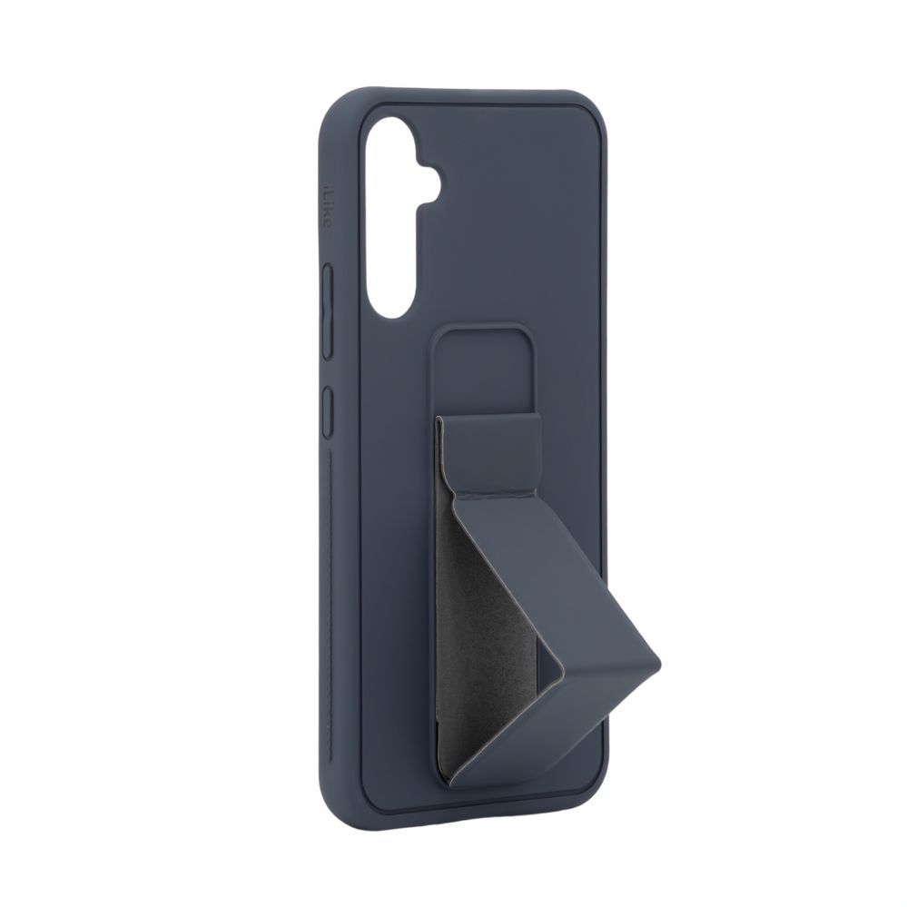 Tagakaaned iLike Samsung Galaxy A34 5G Silicone Case with stand Blue