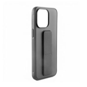 Nugarėlės dėklai iLike Apple iPhone 15 Silicone Case with stand Black