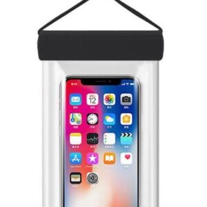 Universaal spordiümbris iLike Universal Waterproof phone case 115 mm x 220 mm pool beach bag Black