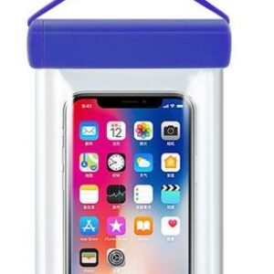 Maciņš universāls sportam iLike Universal Waterproof phone case 115 mm x 220 mm pool beach bag Blue