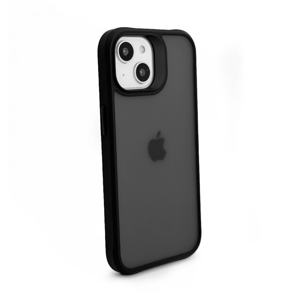 Back panel cover iLike Apple iPhone 15 Newton PC Matte Case Black