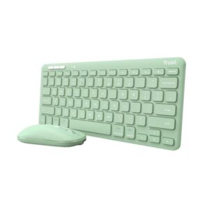 Computer keyboard Trust  KEYBOARD +MOUSE WRL LYRA/GREEN 24942 