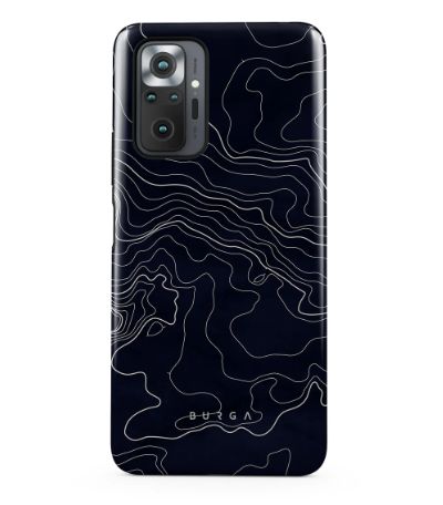 Tagakaaned iLike Xiaomi Redmi Note 10 Pro Burga Drifting Shores - Line Art Tough Case