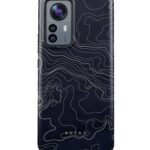 Back panel cover iLike Xiaomi 12/12X Burga Drifting Shores - Line Art Tough Case