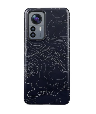 Tagakaaned iLike Xiaomi 12 Pro Burga Drifting Shores - Line Art Tough Case