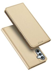 Kaaned - kaaned Dux Ducis Samsung Galaxy A54 5G Flip Cover Card Wallet Stand Gold