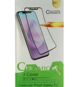 Aizsargstikls iLike Apple IPHONE 7 / 8 / SE 2020 / SE 2022 HARD CERAMIC TEMPERED GLASS Black