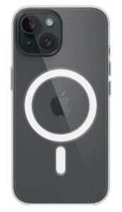 Back panel cover Apple - iPhone 15 Clear Case with MagSafe Clear