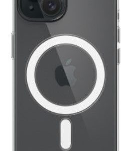 Back panel cover Apple - iPhone 15 Clear Case with MagSafe Clear