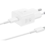 Адаптер Samsung  Samsung USB-C 25W Travel Charger + USB-C Data Cable EP-T2510XWE White