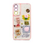 Nugarėlės dėklai iLike Apple iPhone 14 EPOXY CARTOON COVER Pink