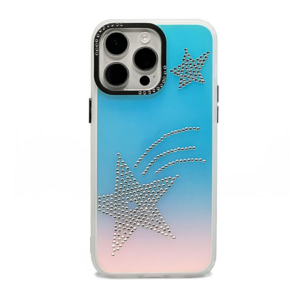 Back panel cover iLike Apple iPhone 15 Pro Max LASER SHELL Star