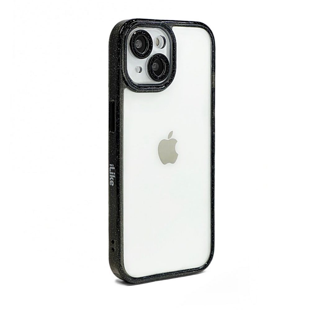 Tagakaaned iLike Apple iPhone 14 STARS LENS ACRYLIC COVER Black