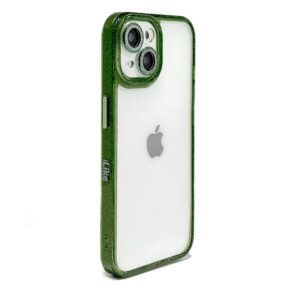 Aizmugurējais vāciņš iLike Apple iPhone 15 Pro STARS LENS ACRYLIC COVER Green