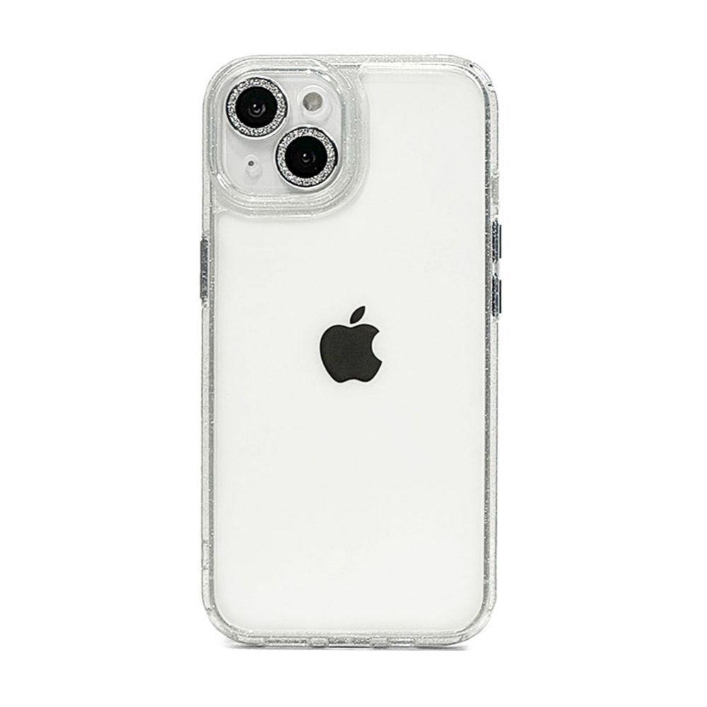 Back panel cover iLike Apple iPhone 15 Pro Max STARS LENS ACRYLIC COVER White