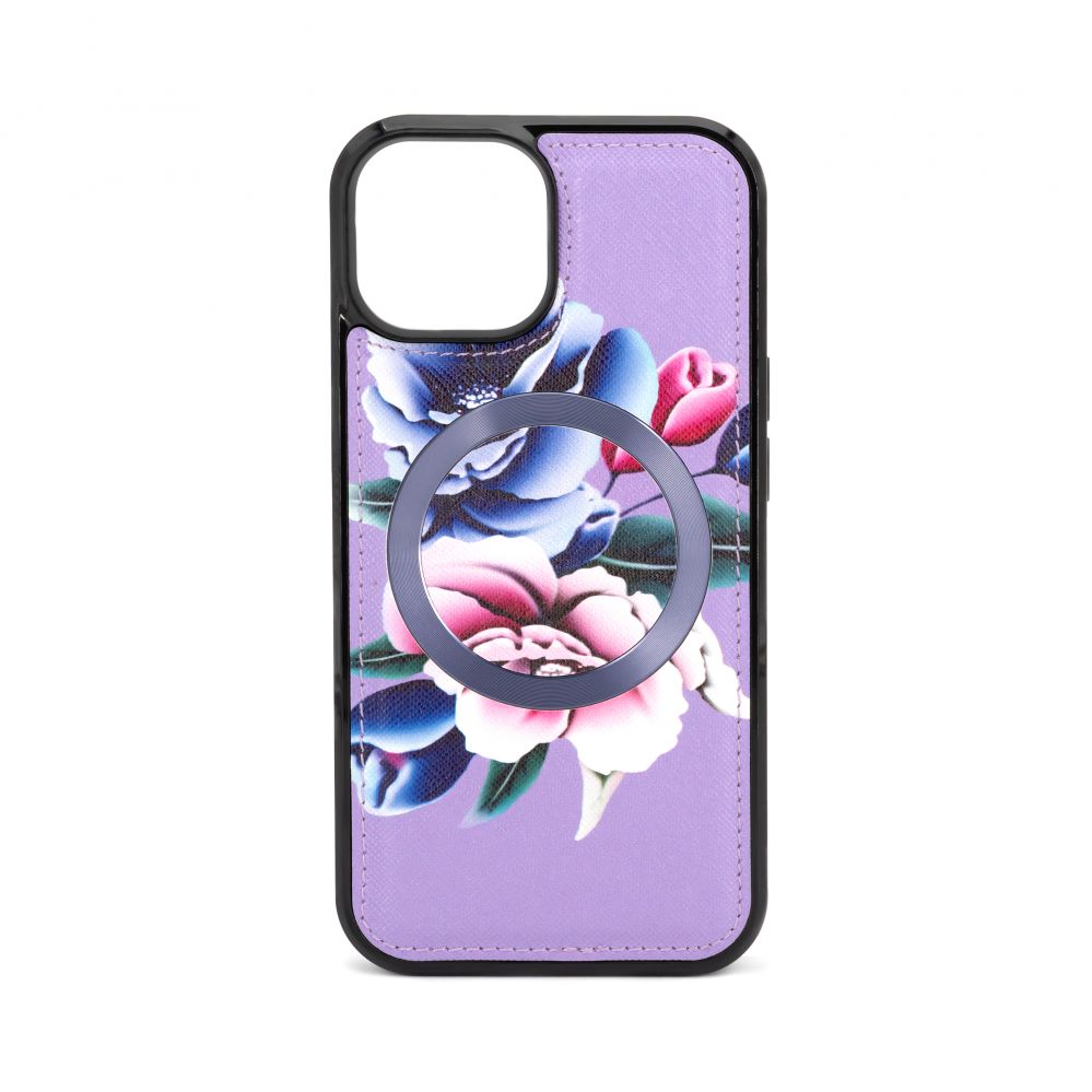 Back panel cover Evelatus Apple iPhone 15 Wallet and Slim Cover Case Purple