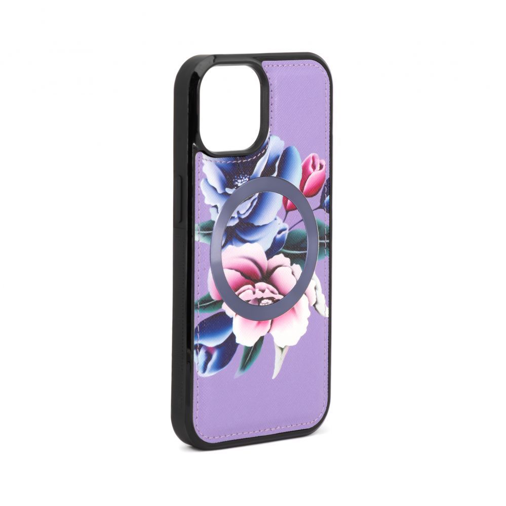 Back panel cover Evelatus Apple iPhone 15 Wallet and Slim Cover Case Purple