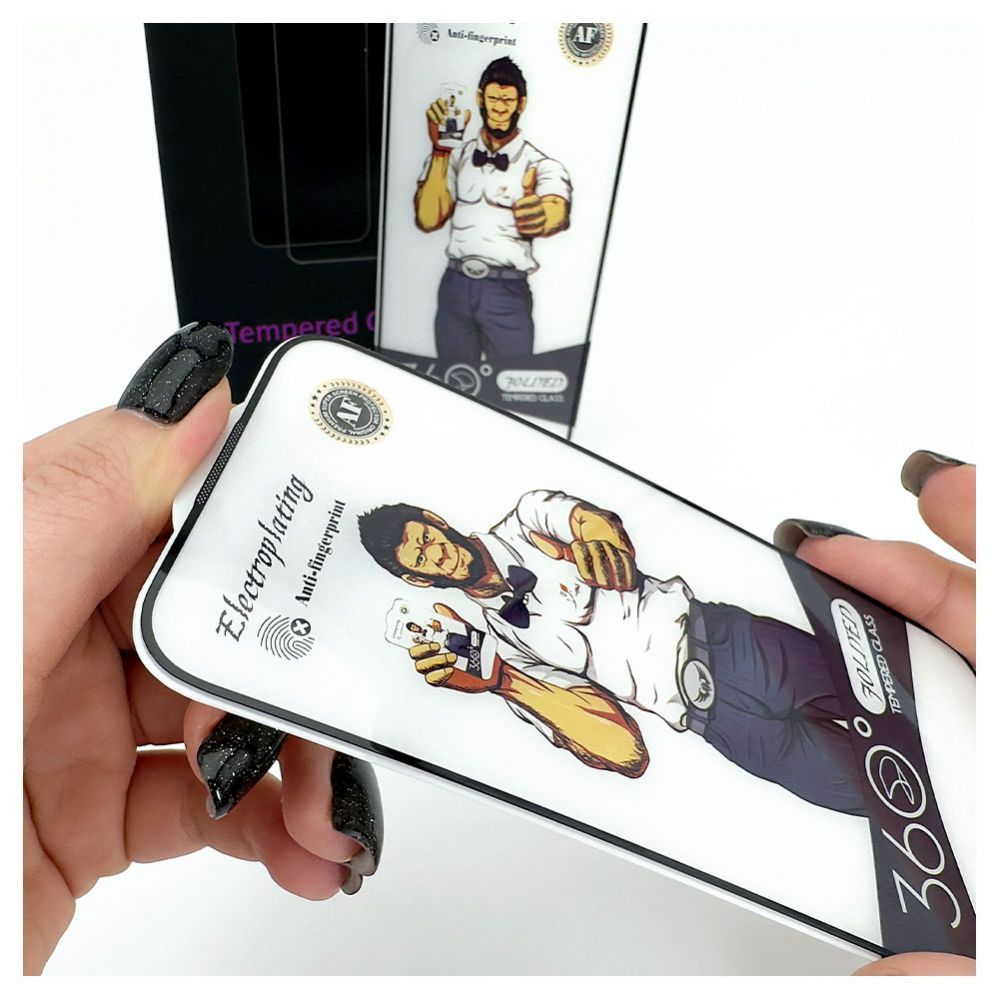 Protective glass Evelatus Apple iPhone 15 2.5D Full Cover Glass Anti-Static Light Black