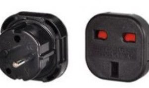 Adapteris iLike  UK/EU CHARGER ADAPTER Black