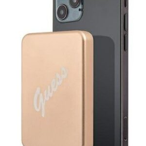 Väline aku Guess  Inductive Power Bank 5W GUPBMSVSLG 3000mAh MagSafe Gold