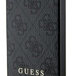 Väline aku Guess  Powerbank 15W 5000mAh 4G Leather Metal Logo Magsafe charger Black