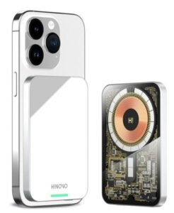 Ārējais akumulators iLike Universal Hinovo MB1-5000XW MagSafe 5000mAh 20W wireless power bank Black