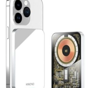 Ārējais akumulators iLike Universal Hinovo MB1-5000XW MagSafe 5000mAh 20W wireless power bank Black