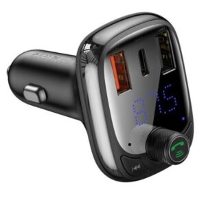 FM modulators Baseus Universal Bluetooth transmitter / car charger Baseus S-13 (Overseas Edition) Black