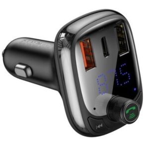 FM modulaator Baseus Universal Bluetooth transmitter / car charger Baseus S-13 (Overseas Edition) Black