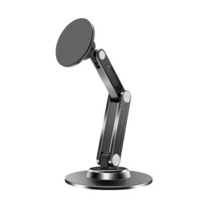 Universalus laikiklis (Popsocket) iLike  STM3 Metal Smartphone Magnetic Fix Holder Stand with Adjustable Perfect Angle & 360 Rotation Black Black