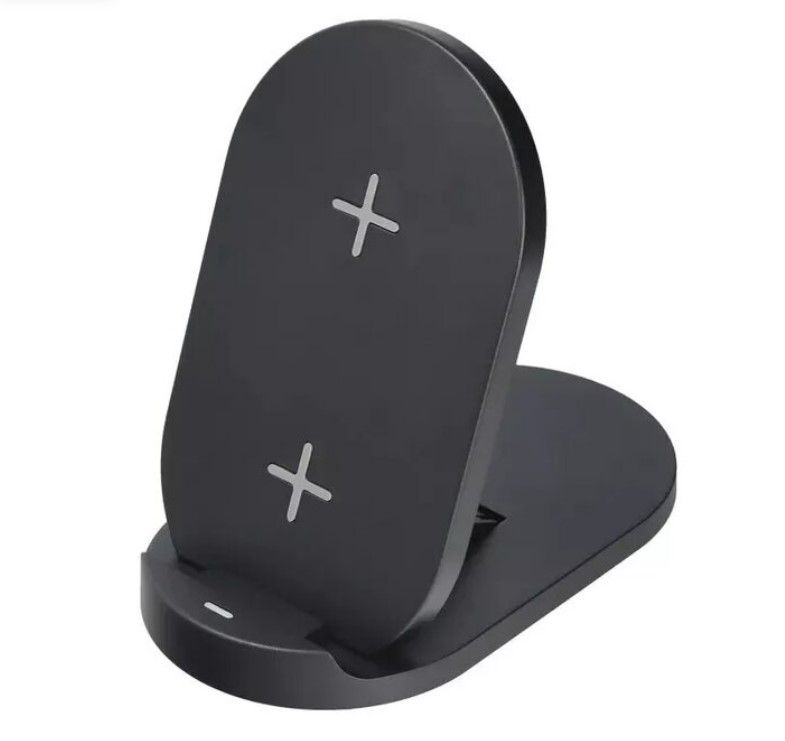 Juhtmeta laadija CP 15W Wireless Stand Charger Magsafe Black