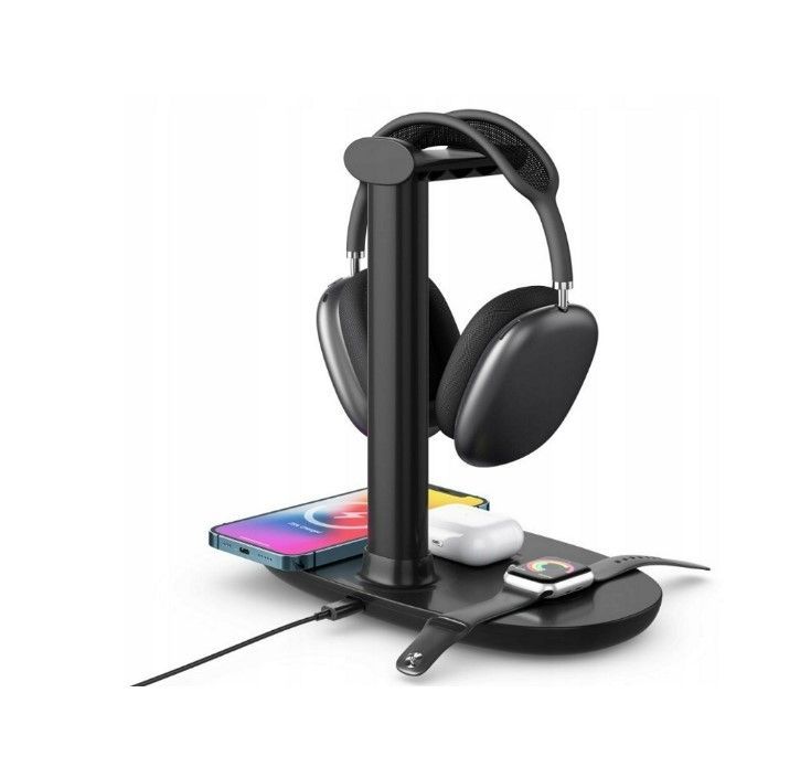 Juhtmeta laadija iLike 4in1 15W Wireless Magsafe Qi Charger Stand