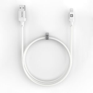 Cable Evelatus  Evelatus USB A to Lightning, Cable 1.2M (MFI11CL) Aluminum housing braiding White