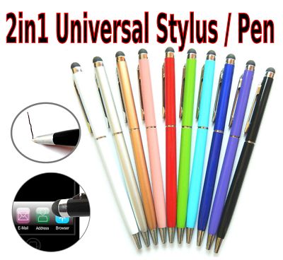 Puutepliiats iLike Universal PN1 Universal 2in1 Capacitive Touch Stylus with Pen (Smartphone and Tablet PC) Purple