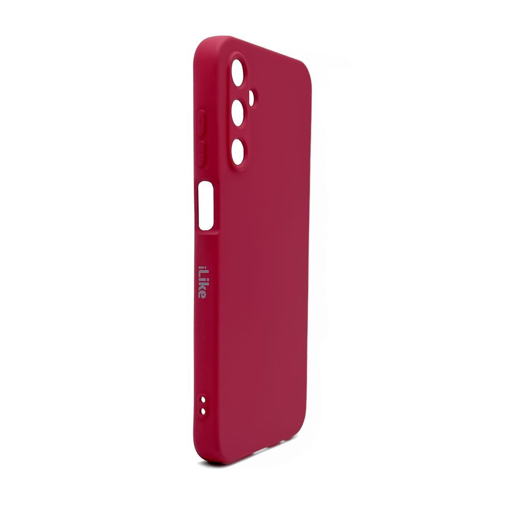 Back panel cover iLike Samsung Galaxy A15 Nano Silicone case Plum